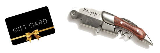Prestige Corkscrew & Gift Card Bundle